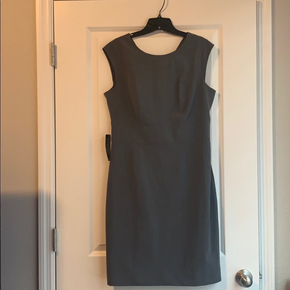 NWT Sz12P Gray Sheath Dress from The Limited
